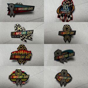 NASCAR Day Collector Pin Set 2005-2013 Racing Memorabilia Limited Edition Pins‎